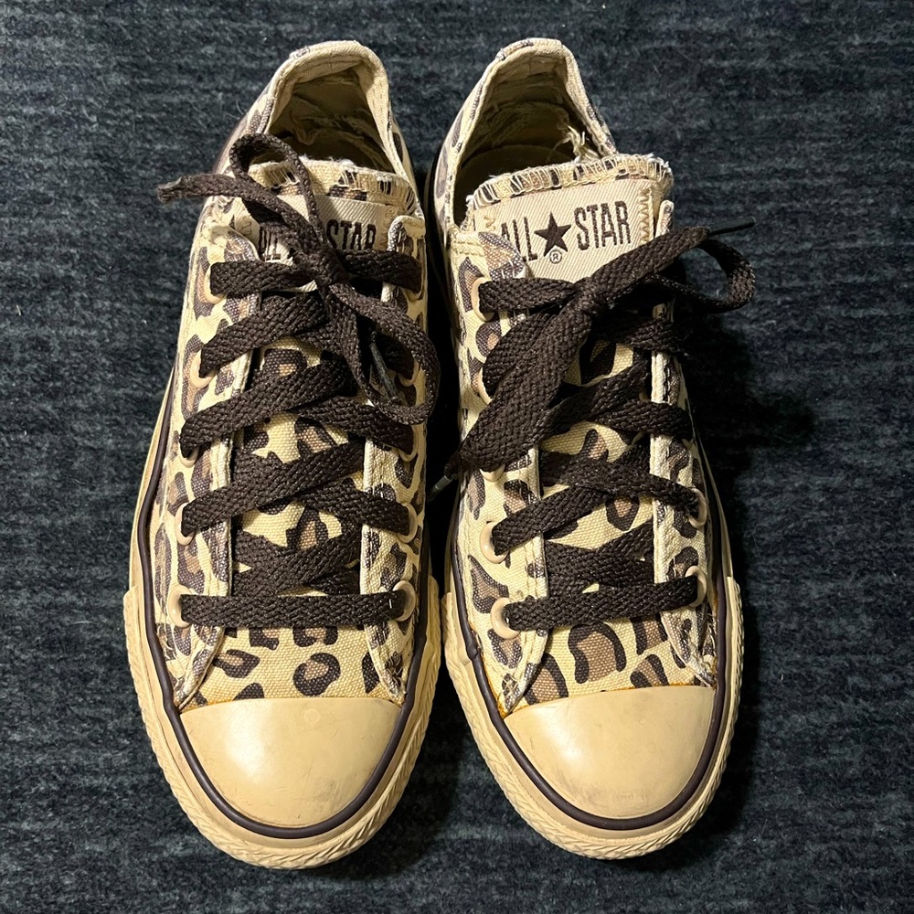 Converse Leopard Print Sneakers